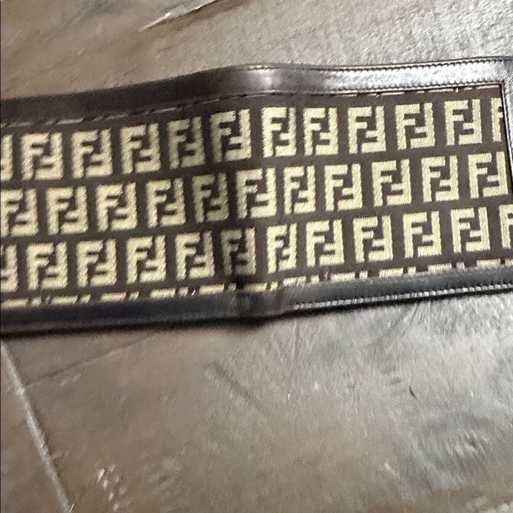 Fendi Brown and Cream Men's wallet